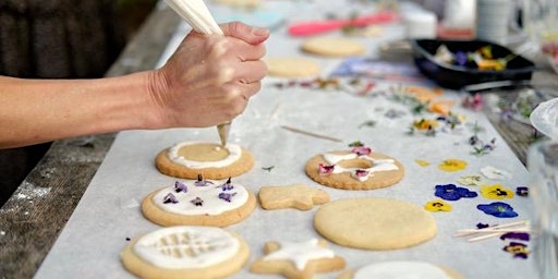 Edible Flower Forage and Biscuit Decorating primary image