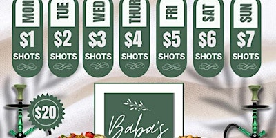 BABA'S KITCHEN: DAILY $ SHOTS! primary image