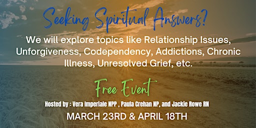 Imagem principal do evento Seeking Spiritual Answers Event