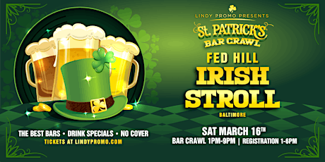 The Ultimate Federal Hill St Pat's Bar Crawl Presented By Joonbug.com primary image