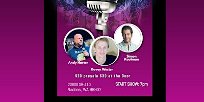 March Comedy Night at Whistlin' Jack's primary image