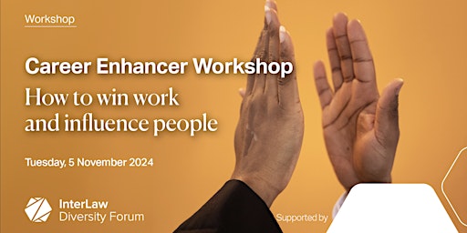 Primaire afbeelding van Career Enhancer Workshop: How to win work and influence people