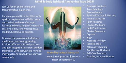 Primaire afbeelding van Mind & Body Spiritual Awakening Expo 2024