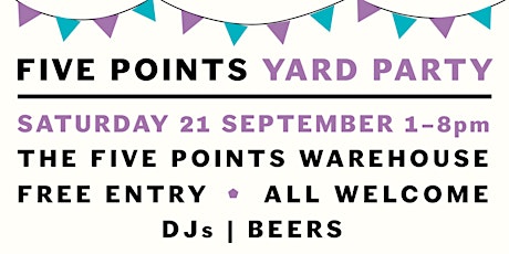 End of Summer Yard Party at The Five Points Warehouse primary image