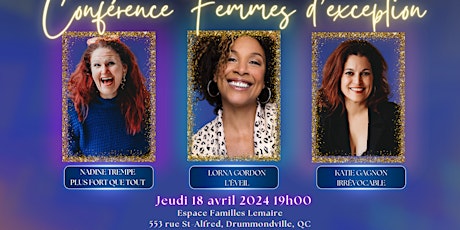 Soirée-conférences Femmes d'exception