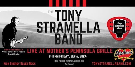 Immagine principale di Tony Stramella Band Live at Mother's Peninsula Grille 