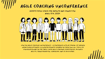 Imagen principal de Agile Coaching Unconference - Remote open-space for growth and connection