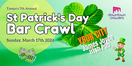 St. Patrick's Day Bar Crawl - TAMPA (James Joyce Irish Pub) primary image