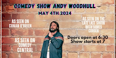 Imagem principal do evento Stand Up Comedy Show featuring Andy Woodhull Live in Sitka