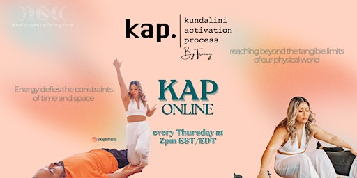 Imagen principal de KAP ONLINE • Virtual Energy Transmission • Every Thursday @ 2PM EST •