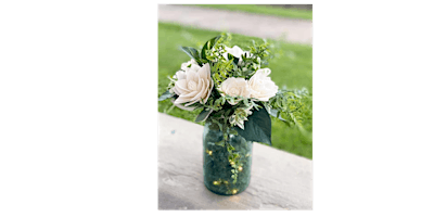 Image principale de Adult Wood Flower Workshop: Lighted Mason Jar