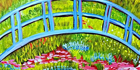 Image principale de IN-STUDIO CLASS Monet's Bridge Thurs. April 25th 6:30pm $35