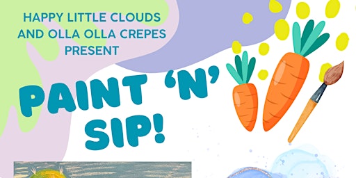 Bunny Cactus Paint 'n' Sip at Olla Olla Crepes primary image