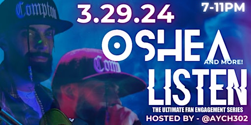 Oshea - Listen Event primary image