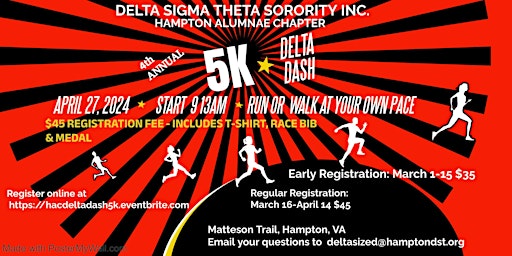 Imagen principal de DELTA DASH 4th ANNUAL 5K