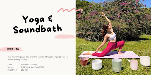 Yoga Flow  &  Crystal Sound Bath primary image