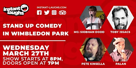 Stand up comedy in Wimbledon park  primärbild