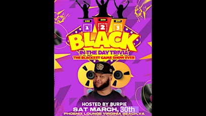 The Black In The Day 90s Trivia Game Show (Virginia Beach, VA)