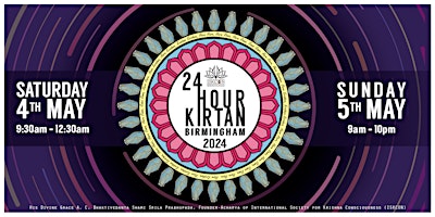 Image principale de Birmingham 24 Hour Kirtan 2024