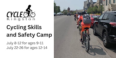 Image principale de Cycling Skills and Safety Camp: Week 1, July 8-12 (for ages 9-11)