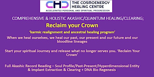 Primaire afbeelding van AKASHIC RECORDS/QUANTUM HEALING/ READING AND CLEARING