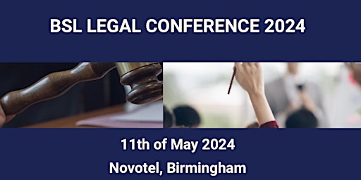 BSL Legal Conference 2024 primary image