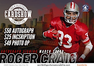 Roger Craig at the Card and Collectibles Convention CowPalace San Francisco primary image