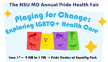 Imagem principal do evento NSU MD Annual LGBTQ+ Pride Health Fair