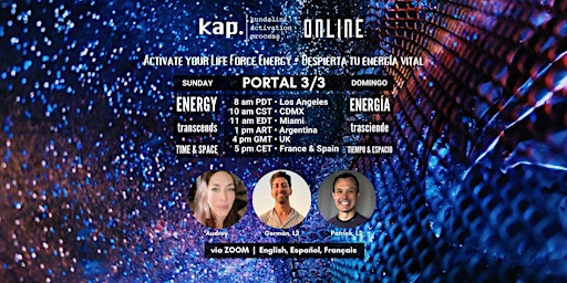 Portal 3/3 • KAP Kundalini Activation Process • Online • EN/ES/FR primary image
