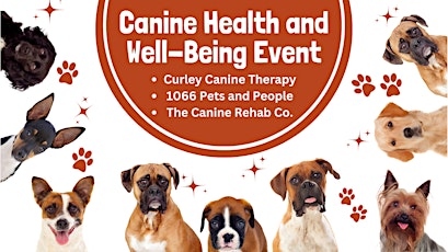 Canine Health and Well-Being - Free Information Session