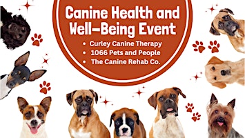 Canine Health and Well-Being - Free Information Session primary image