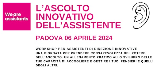 Image principale de L’ASCOLTO INNOVATIVO DELL’ASSISTENTE