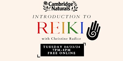 Imagen principal de Introduction to Reiki with Christine Radice