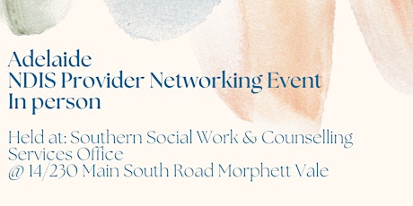 Imagem principal do evento South Adelaide NDIS Provider Networking Event