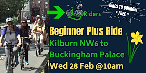 Beginners Plus Ride - South Kilburn to Buckingham Palace primary image