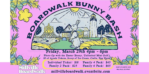 Millville Boardwalk Bunny Bash 2024 primary image