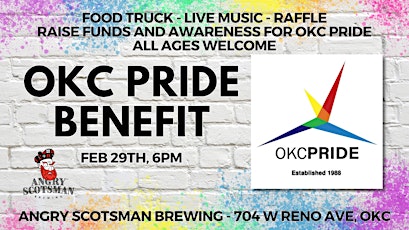 FeBREWary OKC Pride Benefit @ Angry Scotsman Brewing primary image