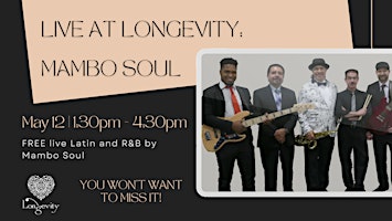 Imagem principal do evento Live at Longevity: Mambo Soul