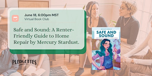 Imagem principal do evento Safe and Sound: A Renter-Friendly Guide to Home Repair by Mercury Stardust