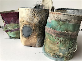 Creative Textiles workshop  - stitched vessels