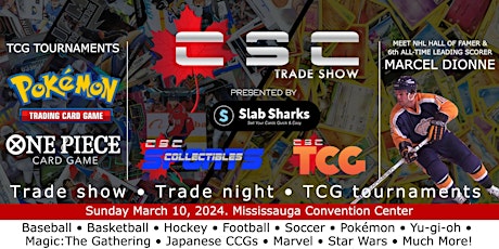 Image principale de Sports cards & TCG trade show with Marcel Dionne!