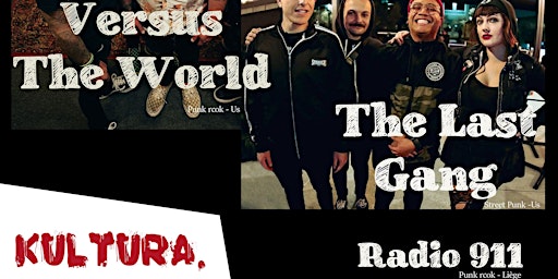 Imagem principal do evento PBP Show: Versus The Wolrd + The Last Gang + Radio 911