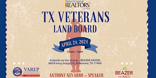 Imagem principal do evento Texas Veterans Land Board