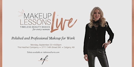 POLISHED AND PROFESSIONAL MAKEUP FOR WORK - Live group makeup lesson primary image