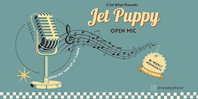 Imagem principal do evento Jet Puppy Open Mic