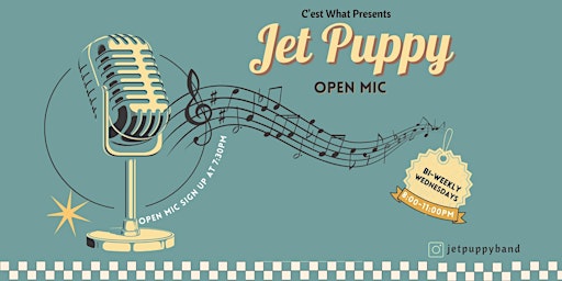 Immagine principale di Jet Puppy Open Mic 