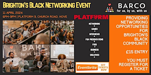 Primaire afbeelding van Brighton's Black Networking Event