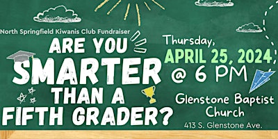Primaire afbeelding van Are You Smarter Than a Fifth Grader Trivia Night benefiting Northside Kids