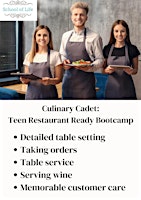 Hospitality Training For Teens primary image