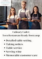 Imagem principal de Hospitality Training For Teens